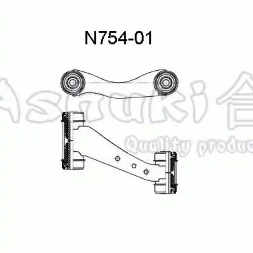 Рычаг подвески ASHUKI 1476-1001
