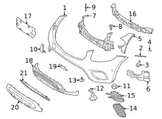 VERKLEIDUNG STOSSFAENGER 2538855904 MB