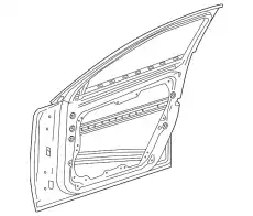 156 720 02 05 64 Door Shell !Right \15>20 MB GLA 250 2.0L L4