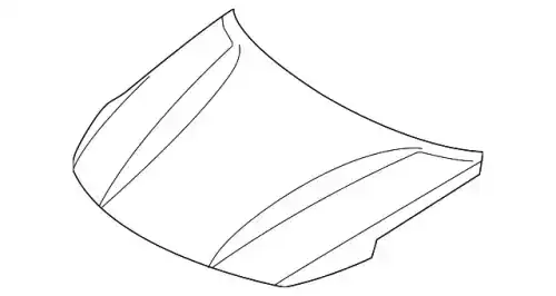 66400D4000P Капот MOBIS