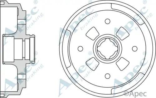 Тормозной барабан APEC BRAKING DRM9130