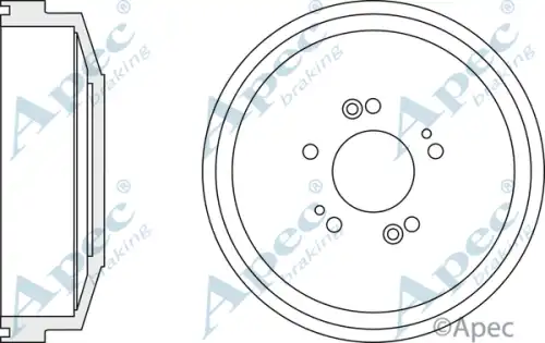 Тормозной барабан DRM9942 APEC BRAKING