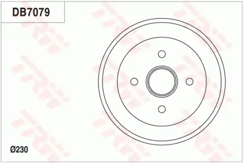 Тормозной барабан TRW DB7079