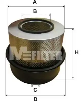 Фильтр воздушный MFILTER A8000