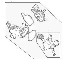 помпа Audi 079121012K VAG
