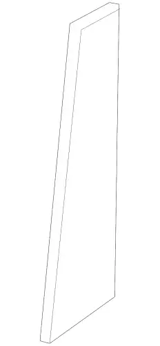 82250AA000 GARNISH ASSY-DR FRAME LH HYUNDAI