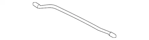 81190AA100 CABLE ASSY-HOOD LATCH RELEASE HYUNDAI