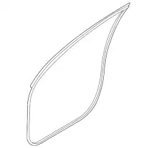 Уплотнитель двери HYUNDAI / KIA 82130N9000