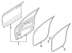 Уплотнитель двери HYUNDAI / KIA 82130N9000