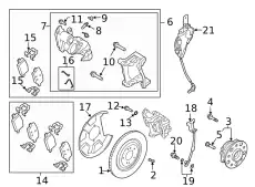 ШЛАНГ ТОРМОЗНОЙ СИСТЕМЫ 58737D2700 HYUNDAI