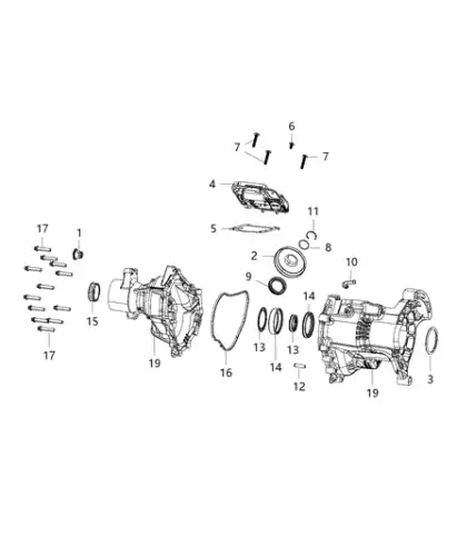 Сальник CHRYSLER дифф. 200, CHEROKEE (14 ->) 68224114AA MOPAR