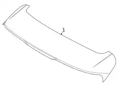 СТОП-СИГНАЛ СО СПОЙЛЕРОМ 87210AR000SSS MOBIS