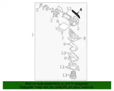 УПЛОТНИТЕЛЬ ОТОПИТЕЛЯ САЛОНА 97127L1000 MOBIS