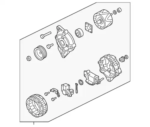 генератор Hyun MD313395 MITSUBISHI