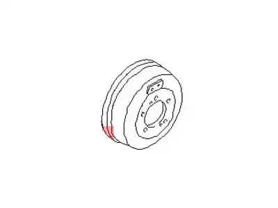 Тормозной барабан 43206 V0200 NISSAN