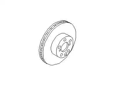 Тормозной диск NISSAN 43206 43P02
