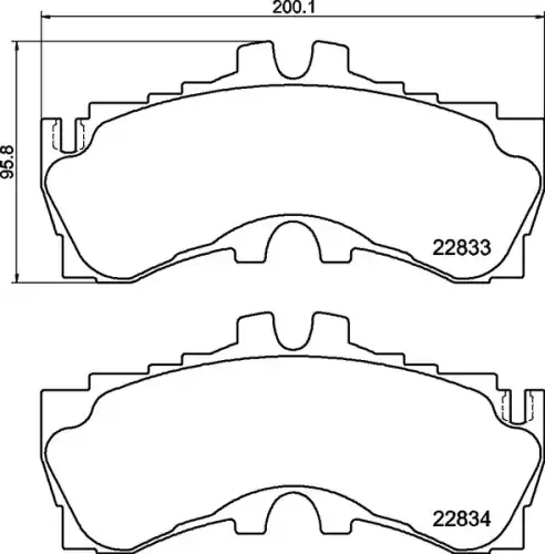 Тормозные колодки дисковые BREMBO P 83 180