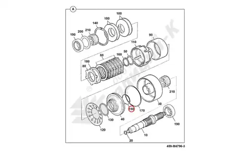 2403/0221 Кольцо JCB 2403/0221 DELTAPARTS