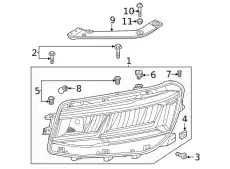 2GJ805931A Распорка VAG