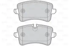 Тормозные колодки дисковые VALEO 670378