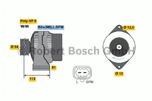 Генератор BOSCH 0 124 425 059
