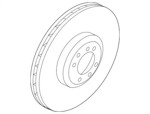 BRAKE DISC 9Y0615301AF PORSCHE