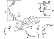 Элемент системы питания 25329440 PONTIAC