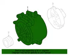 Генератор PORSCHE 955 603 016 01