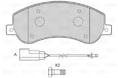 Тормозные колодки дисковые VALEO 601146