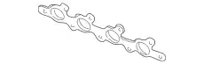 Прокладка коллектора FORD YF0913461