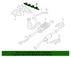 Прокладка коллектора FORD YF0913461