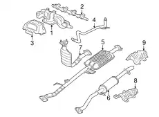 Прокладка коллектора FORD YF0913461