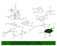 глушитель 18305TVAA04 HONDA