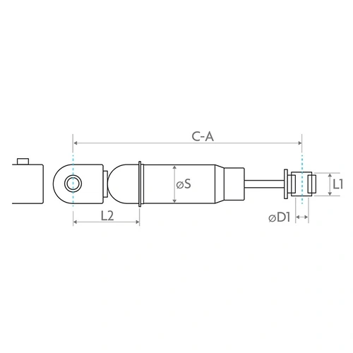 Амортизатор кабины SABO 895324
