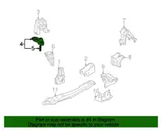 ОПОРА КПП 1231622030 TOYOTA / LEXUS