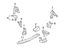 ОПОРА КПП 1231622030 TOYOTA / LEXUS