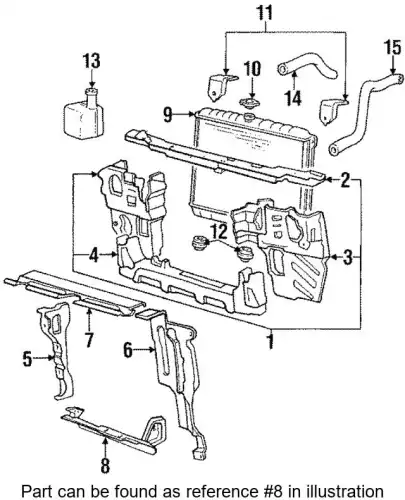 Решетка бампера MITSUBISHI MB406252