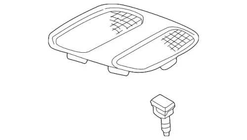Решетка бампера SUBARU 90839FA010NN