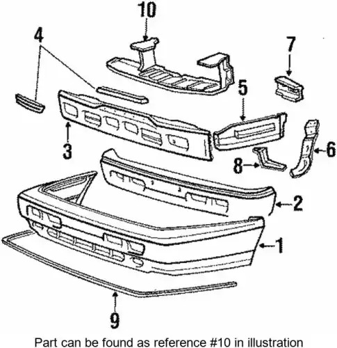 Решетка бампера MITSUBISHI MB560059