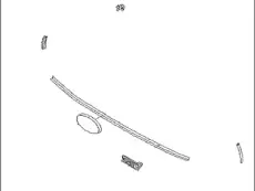 Решетка бампера SUBARU 91121FE230WG