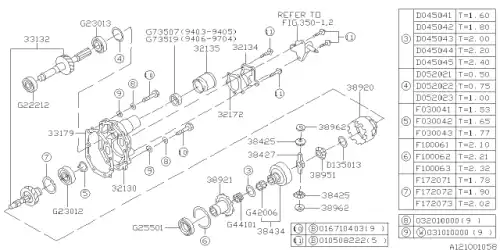 САЛЬНИК 806735200 SUBARU
