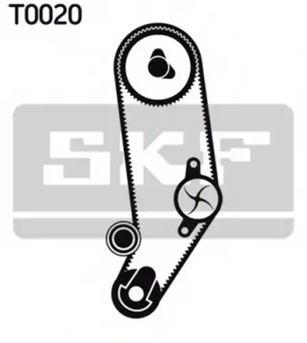 ремень ГРМ VW VKMC01031 SKF