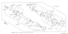 шрус 28421FG021 SUBARU