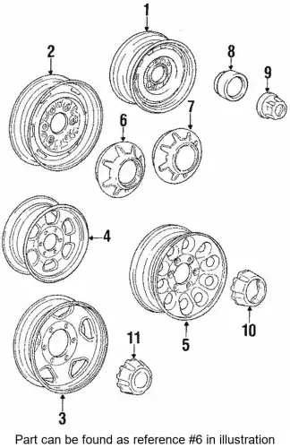 КОЛПАК КОЛЕСА MB150062 MITSUBISHI