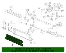 Решетка радиатора HONDA 1J0706C2A00