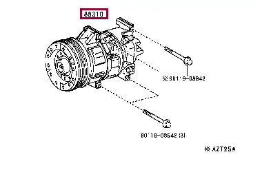 КОМПРЕССОР 8831005090 TOYOTA / LEXUS