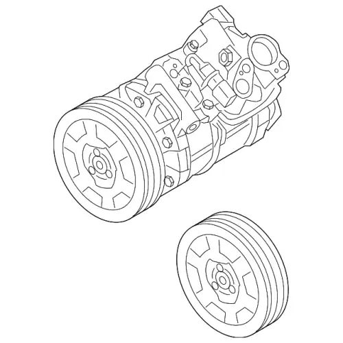 Компрессор кондиционера 4F0260805AF VAG