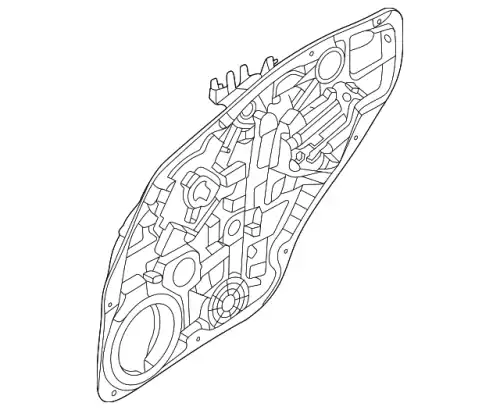 ВНУТРЕННЯЯ ПАНЕЛЬ ДВЕРИ 83481AR000 HYUNDAI