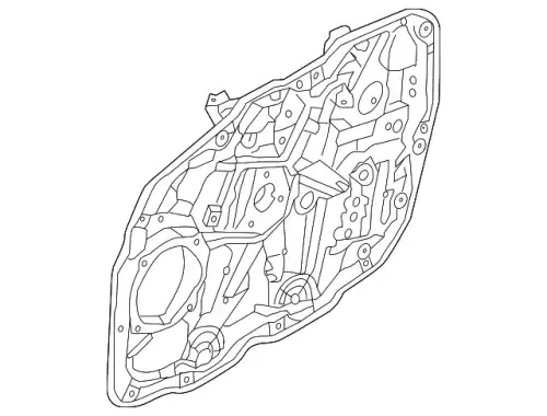 ВНУТРЕННЯЯ ПАНЕЛЬ ДВЕРИ 82471T6000 HYUNDAI