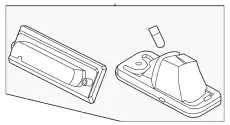 Фонарь габаритный HYUNDAI / KIA 92501S8010